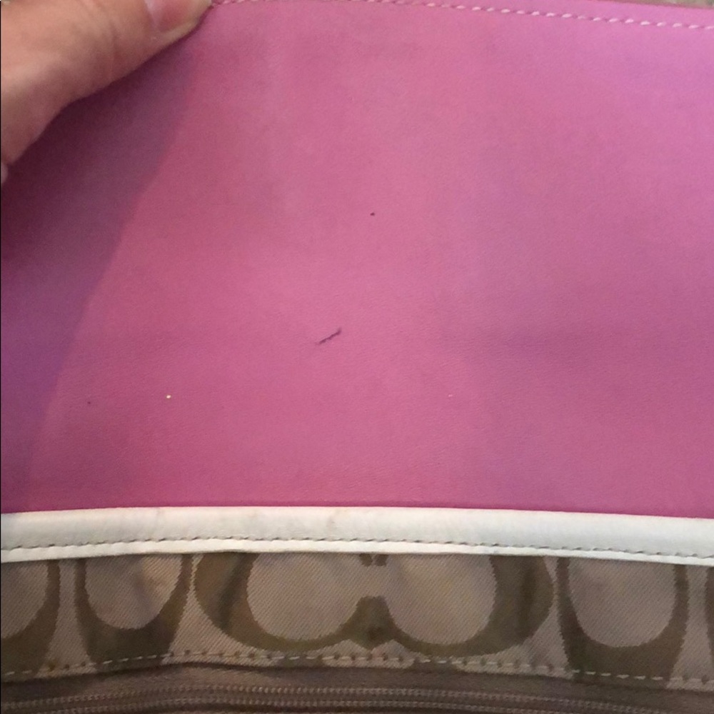 Pink Coach Purse - Picture 4 of 5